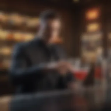 Efficient Bartending Automation Efficient automated bartender in action