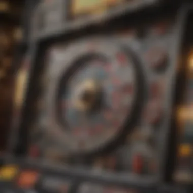 Intricate design of a popular slot machine