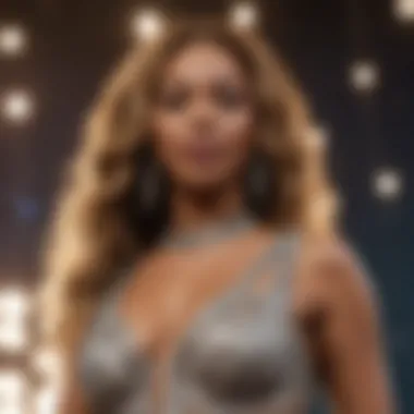 Vocal Brilliance Beyoncé wowing the audience with her powerful vocals in Las Vegas