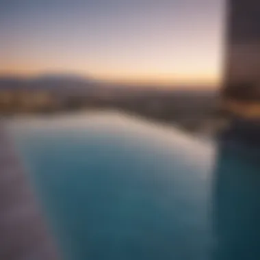 Infinity Pool Overlooking Vegas Skyline