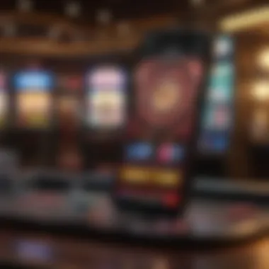 Mobile Phone with Cashman Casino Logo