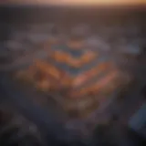 Aerial view of a vibrant casino in Bakersfield