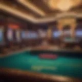 Elegant casino interior showcasing vibrant gaming atmosphere