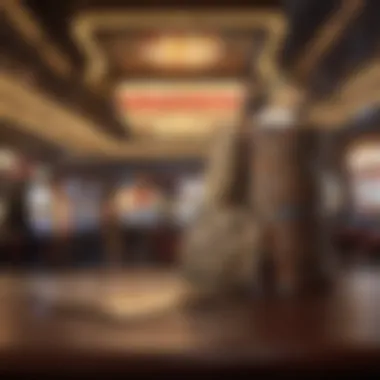 Casino scene highlighting exclusive credit card offers