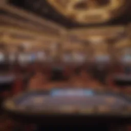 Interior view of an RTG USA casino showcasing vibrant gaming tables and slots