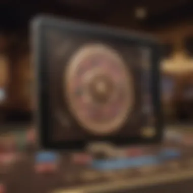 Elegant User Interface of a Casino Application User interface of a casino app showcasing various games