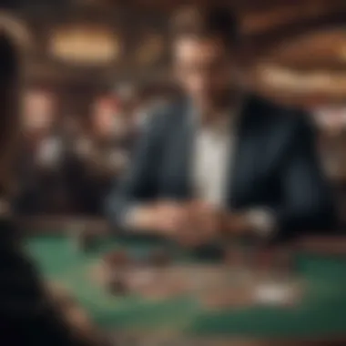 Creative portrayal of gambler's strategy