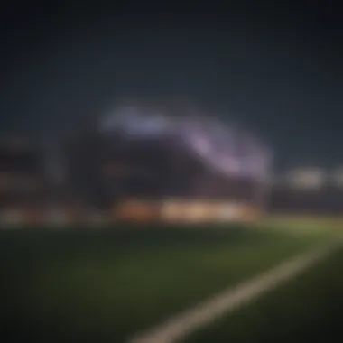 MLS Soccer Stadium at Night