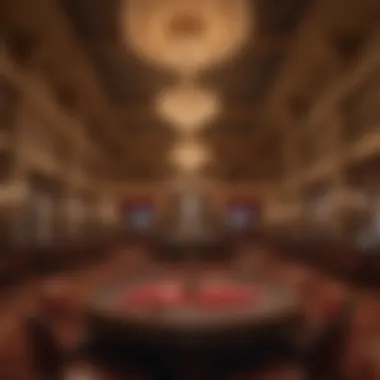 Elegant Casino Interior with Cultural Accents