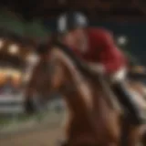 Elegant Equestrian Action at Saratoga