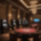 Elegant interior design of Borgata Online Casino