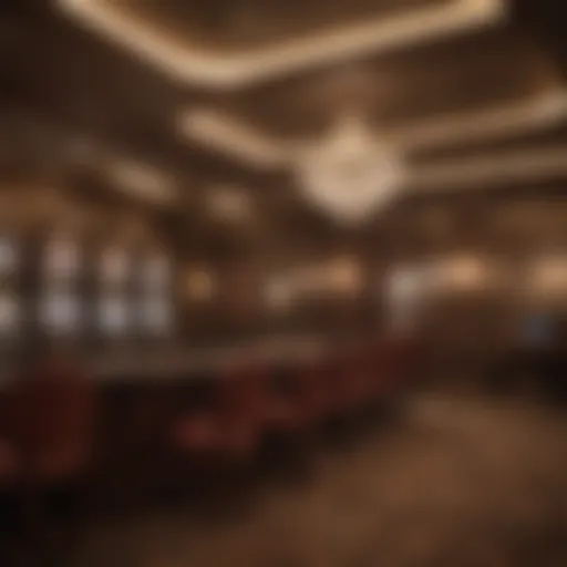 Elegant interior design of Harrah's Casino