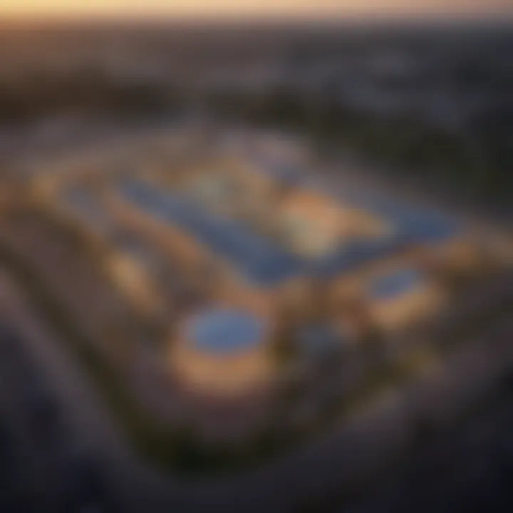 Aerial view of Elk Grove Casino highlighting its location and surrounding area