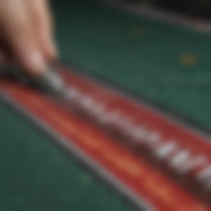 A close-up of a scratch-off ticket being scratched