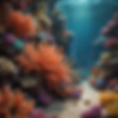Colorful Coral Reef Teeming with Life and Energy Colorful Coral Reef Teeming with Life and Energy