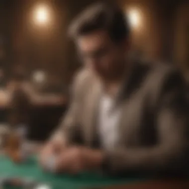 Poker Player Studying Game Theory