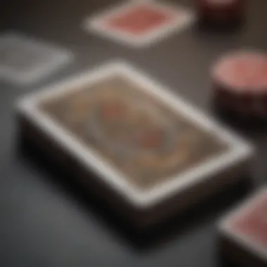 A close-up of Borgata playing cards highlighting their premium materials