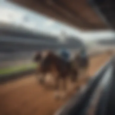 An innovative racetrack showcasing advanced technology