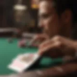 Virtual poker table showcasing Texas Hold'em gameplay.