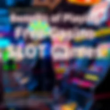A detailed infographic showcasing advantages of free slot games