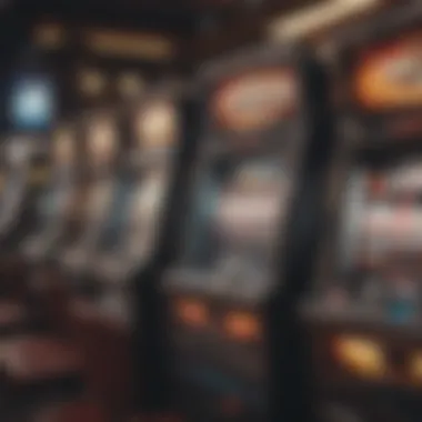 A vibrant display of various free poker machine designs