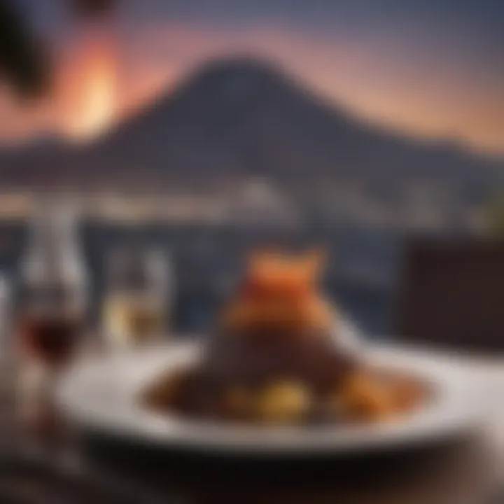 Gourmet Dining Experience with Volcano View