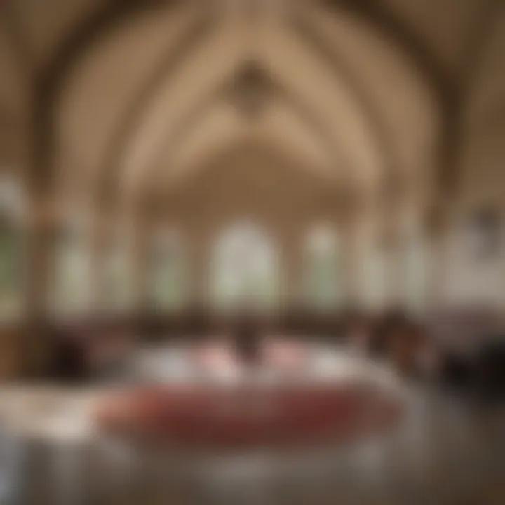 Interior view showcasing the serene ambiance of the Little Chapel