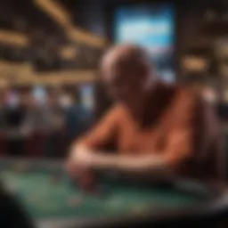 A high-stakes poker game in a Maryland live casino