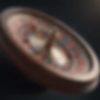 Artistic visualization of a roulette wheel with no deposit bonus icon