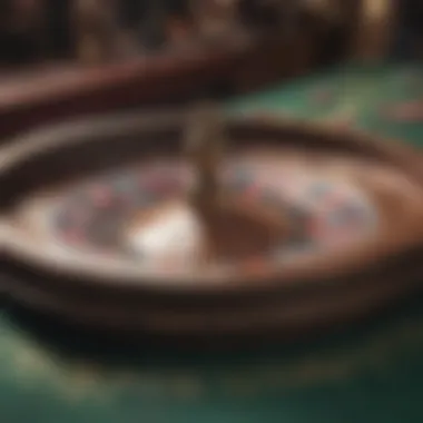 Online roulette wheel spinning