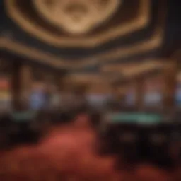 Interior view of Parx Casino poker room showcasing tables and ambiance