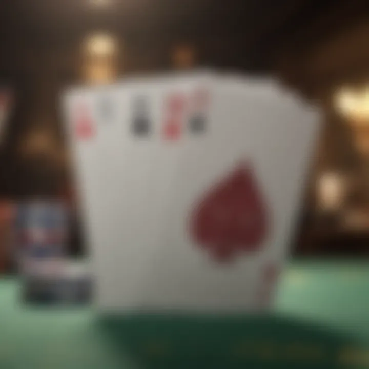 Close-up of Royal Flush Hand