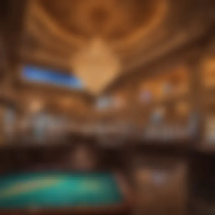 Architectural design of a famous Las Vegas casino showcasing grandeur