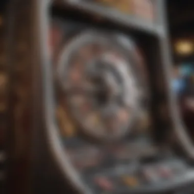 Close-up of a visually striking slot machine