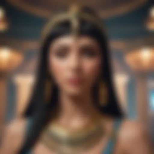 Symbolic representation of Cleopatra's power in gaming