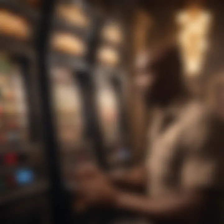 Player engaged while spinning the reels of the King of Africa slot