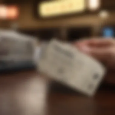 A modern online transaction depicting ticket purchases