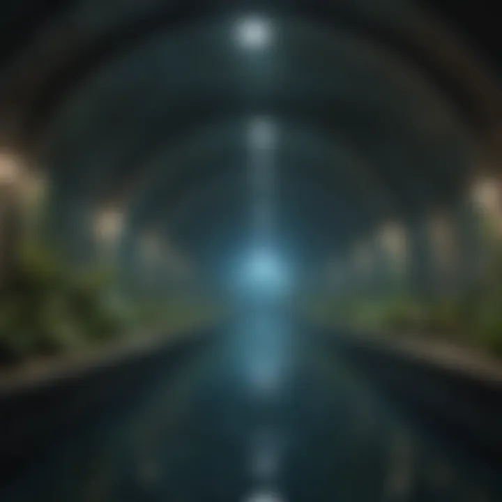 Enchanting Underwater Tunnel