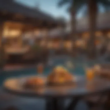 Exquisite Poolside Dining at Golden Nugget