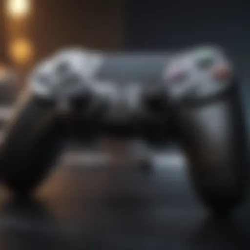 Illustration of a gaming controller