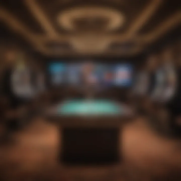 High-Stakes Gaming Area at Horseshoe Casino Hotel