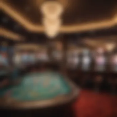 Casino gaming floor with vibrant atmosphere