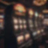 Illuminated Slot Machine at Mount Airy Casino