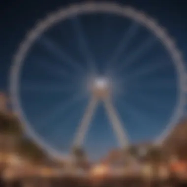 Imposing Structure of Linq Giant Wheel