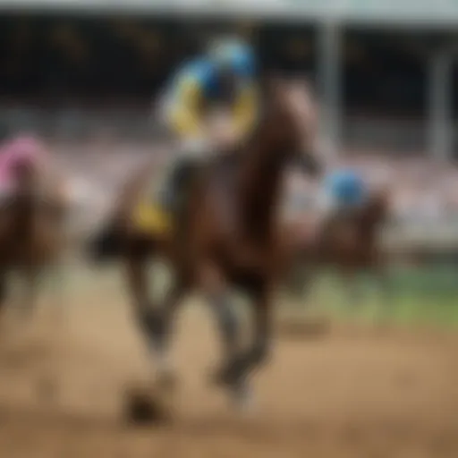 Thoroughbred horse racing at the Kentucky Derby