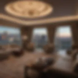 Luxurious Hotel Suite with Panoramic View