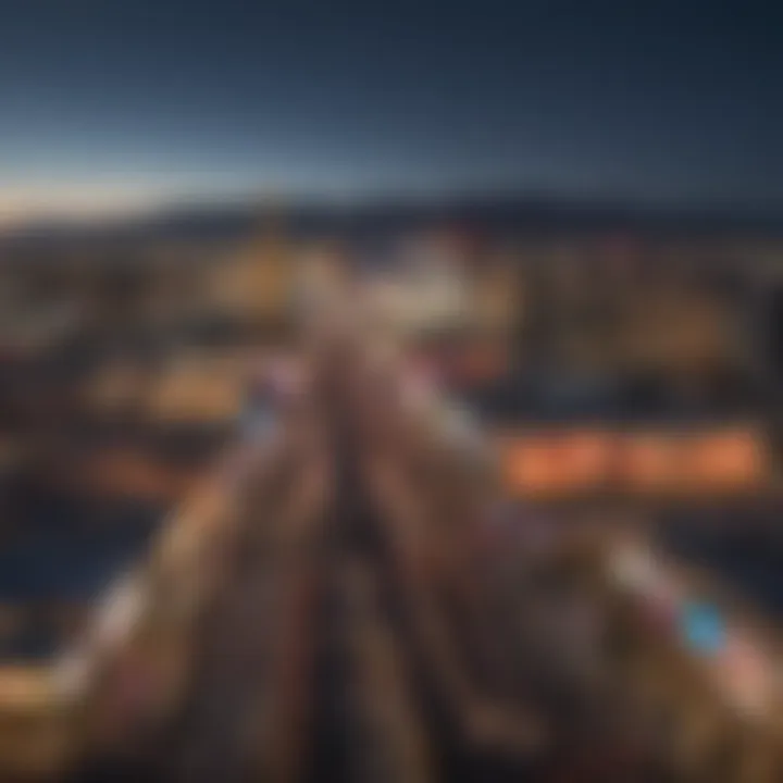 Vibrant Las Vegas Skyline at Dusk