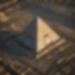 Luxor Hotel Pyramid - Aerial View