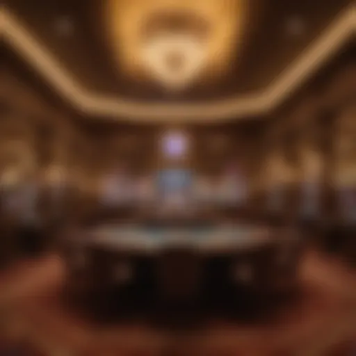 Luxurious Harrah's Casino Interior