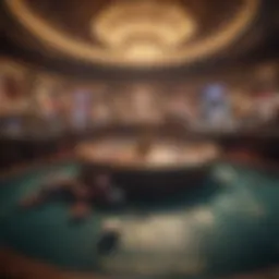 Luxurious Live Casino Setting